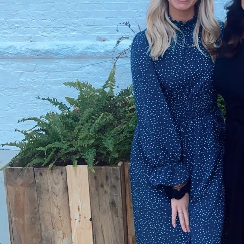 Shein Midi long polka dot dress - Picture 2 of 3